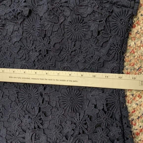 Lulus NWOT Love Poem Navy Lace Halter Neck Mini Cocktail Dress Size XS - Picture 11 of 12